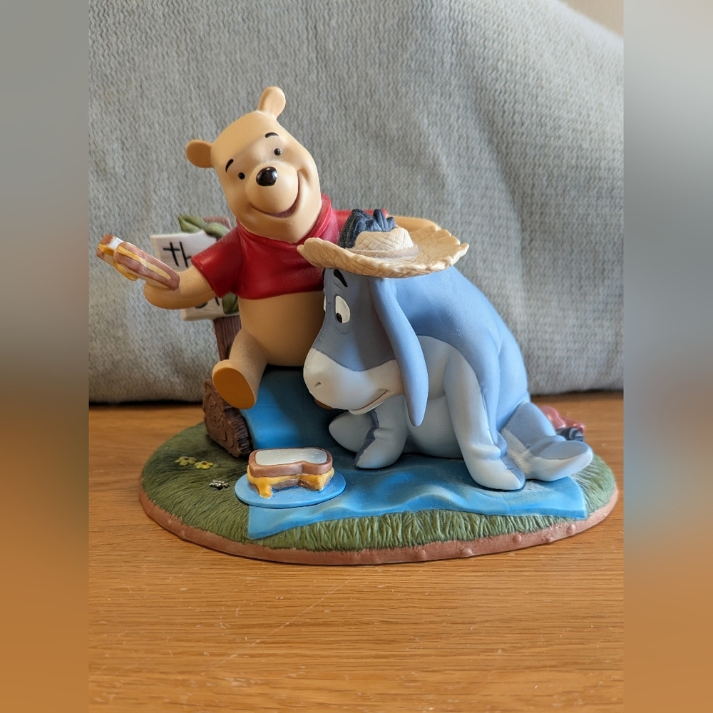 Pooh & Friends Summer Days Are Full Of Fun For Two Figurine With Pooh & Eeyore